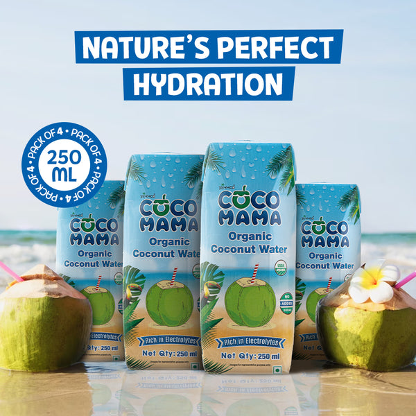 Coco Mama - Organic Coconut Milk, Unsweetened, 250ml (pack of 4)